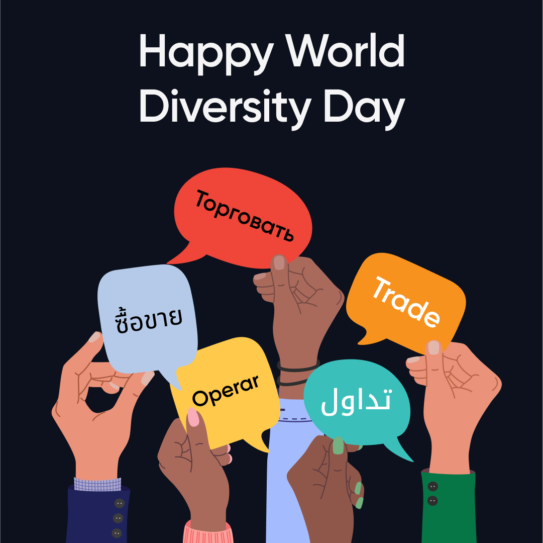 FXPesa_Official's tweet photo. 🌍 ✨ Happy World Diversity Day from our team! Whether through culture or experience, FXPesa stands together as an example of what can be achieved when we embrace our differences. Together, we’re stronger.

#FXPesa #WorldDiversityDay https://t.co/5Blzehk1Fw