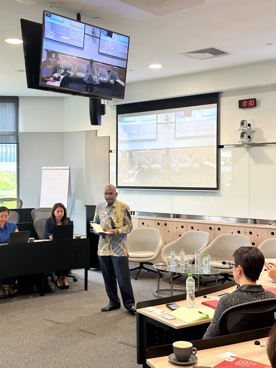 We are delighted to organize the #AREO Seminar: Navigating Tomorrow with Economic Society of Singapore & @essec today. Panelists shared their views on the key policies that will ensure sustainable growth in #Singapore & #ASEANplus3.

▶️ About the event: bit.ly/4bEvKTK