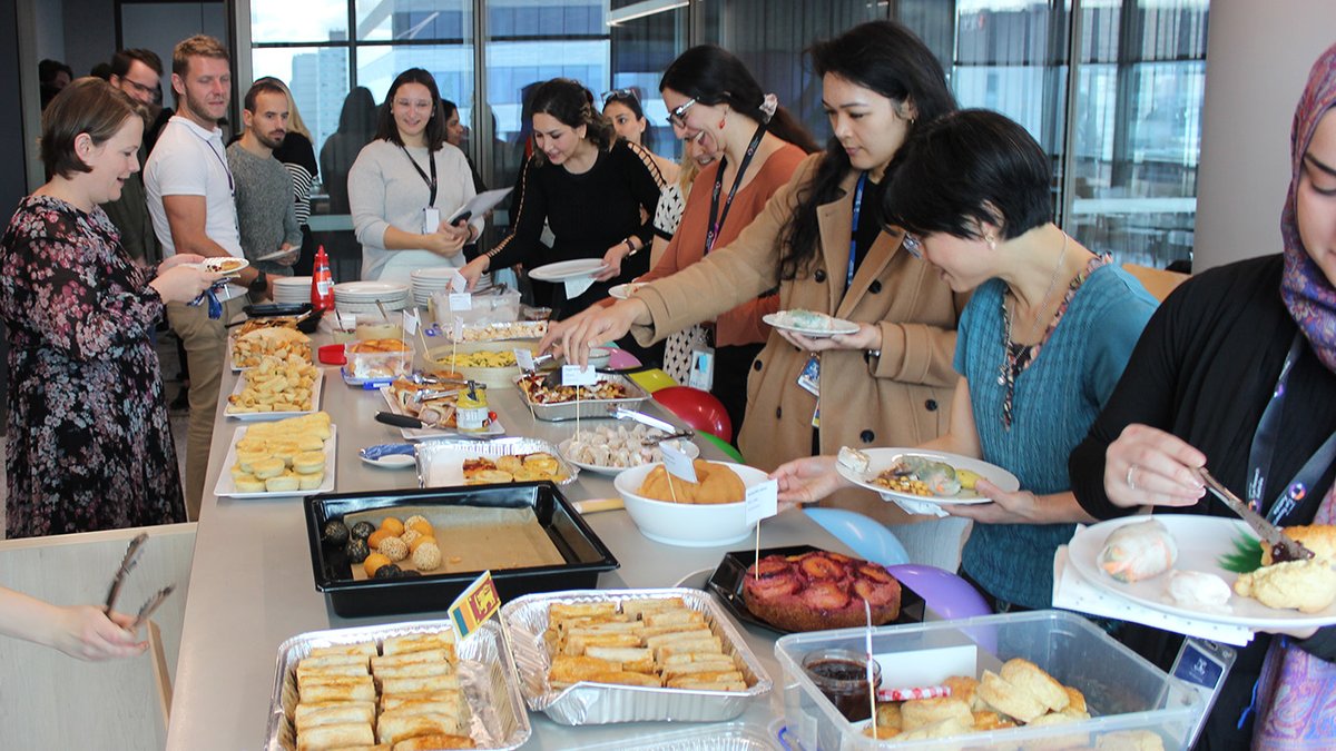 May 21 is World Day for #CulturalDiversity. At CERA, we're a proudly diverse team from different cultures and backgrounds. Last week, we celebrated that diversity with a ‘potluck’ lunch where people brought a plate from their own cultures, with delicacies from India to Serbia!