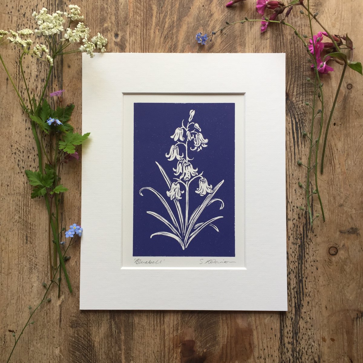 I've listed one of my 'Bluebell' linocuts on Etsy. It's printed by hand and makes a really special gift for a nature lover 💚 #bluebells #linocut #handmade #giftideas #shopindie #EtsyHandmade sarahrobinsondesigns.etsy.com/listing/172028…