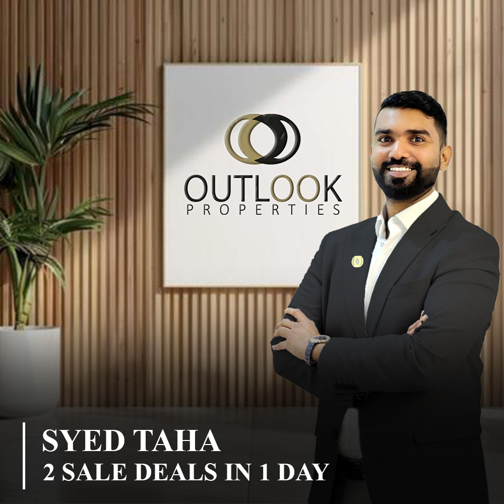 #JUSTSOLD - Meet our Super Star - Syed Taha who successfully concluded 2 Sales deals in 1 Day!

Be part of our successful team and send your CVs to: +971 58 576 6897 or email them at careers@outlookproperties.ae

#justsold #jumeirahvillagecircle #outlookproperties
#dubaipropertie