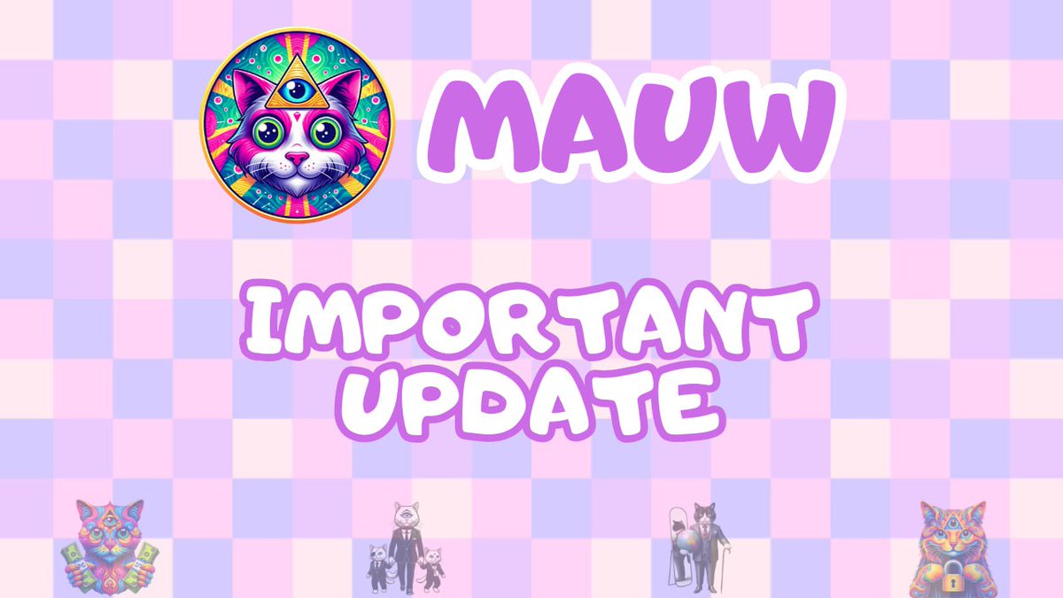 Mauw_SOL's tweet photo. Big news, $MAUW community!
We’ve successfully been audited by Coinsult!
This milestone underscores our commitment to security.
Audit:
https://t.co/SxBKLDdoji
Exciting times ahead! Stay tuned for more updates! #Crypto #MAUW #Coinsult #solana #sol #meme #bullrun #SolanaGems https://t.co/GcLE1FknWW