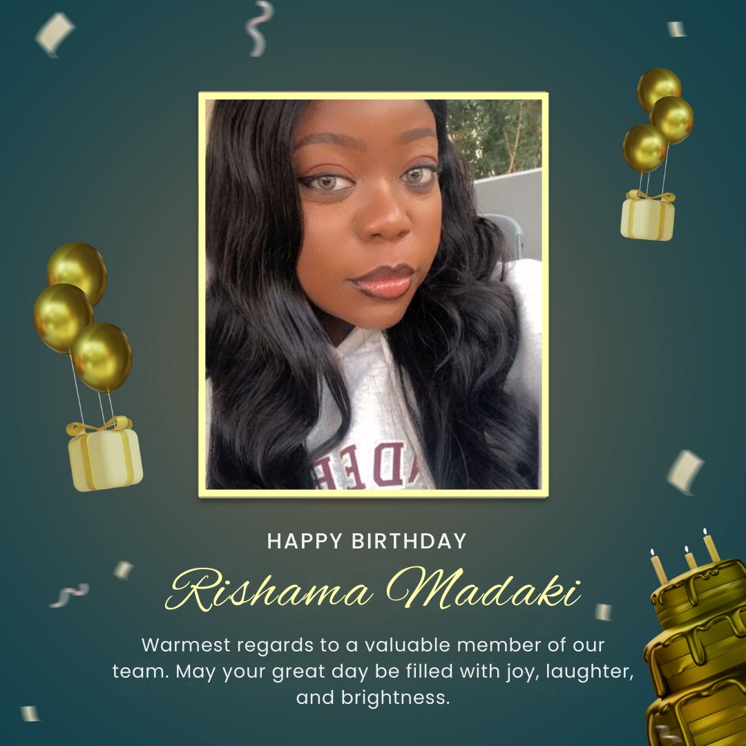 Wishing a very happy birthday to our amazing content writer Rishama Madaki 
Here's to another year of crafting killer content 🌟 

May your great day be filled with joy, laughter, and brightness. 

#happybirthday #birthday #attrock #digitalmarketing #employeebirthday