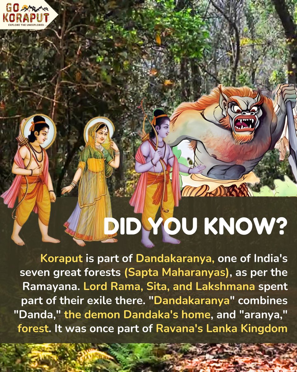 #DidYouKnow #koraput #Odisha #Ramayana #gokoraput #AncientIndia #mythology #IncredibleIndia #India #visitkoraput