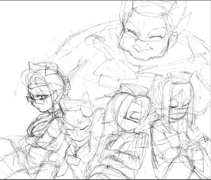 ラストホープ、描いてみてます 