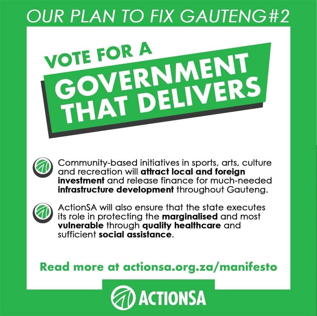 tsepomhlongo's tweet photo. Our plan to fix Gauteng under the Leadership of @Funzi_Ngobeni
#OnlyActionWillFixSA
#VoteActionSA #VoteToFixSA https://t.co/grtGqyre5r