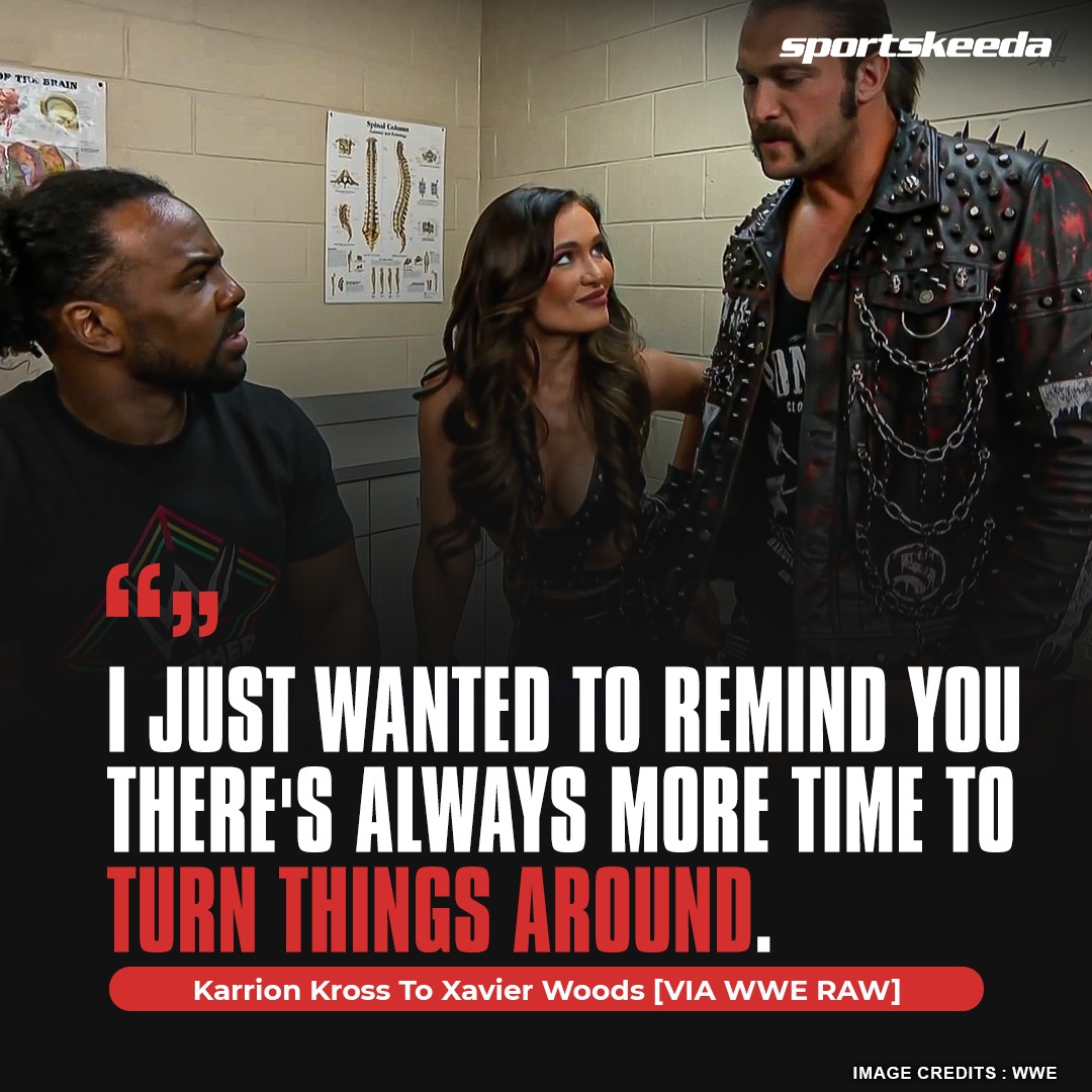 First Kofi. Now Woods. What's #KarrionKross up to? 👀
#WWE #WWERaw