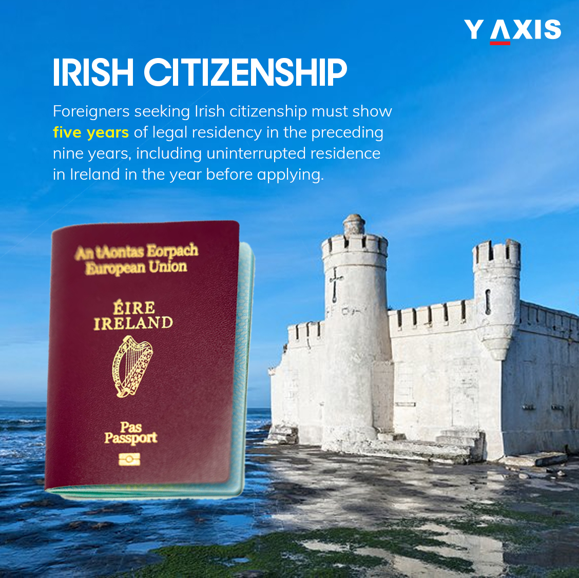 Dreaming of Irish Citizenship? With just five years of legal residency, you can make it a reality! Enjoy the charm of Ireland and its vibrant culture.

y-axis.com/visa/work/irel…

🌍🍀 #IrishCitizenship #LiveInIreland #YAxis #YAxisimmigration