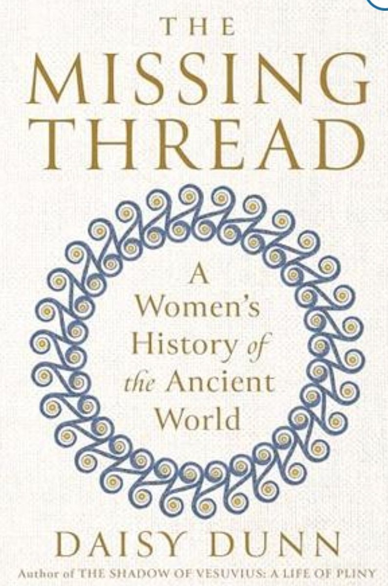 #ThroughHerEyes I've just ordered this and can't wait to read @DaisyfDunn's reclamation of the unheralded power of women in the ancient world - from the bakers weavers and poets to the women who were business leaders, managed estates, led armies and wielded weapons.