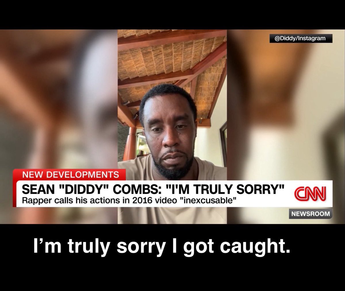 When Cassie Ventura and multiple other women came forward, Sean Combs (aka P. Diddy) called them liars, and said they were after a payday. When video footage is broadcast to the world showing him grabbing, shoving, dragging and kicking Ventura, he suddenly remembers his “darkest