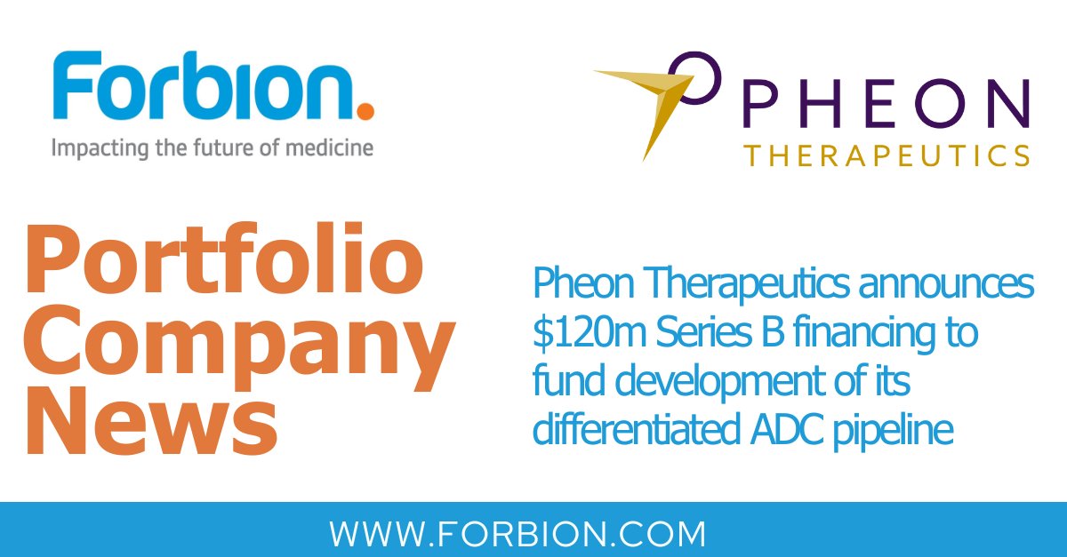 Forbion (@forbionlifesci) on Twitter photo News from our portfolio company <a href="/pheontx/">Pheon Therapeutics</a> forbion.com/en/news/pheon_… #lifesciences #portfoliocompanynews #seriesB #financing News from our portfolio company <a href="/pheontx/">Pheon Therapeutics</a> forbion.com/en/news/pheon_… #lifesciences #portfoliocompanynews #seriesB #financing