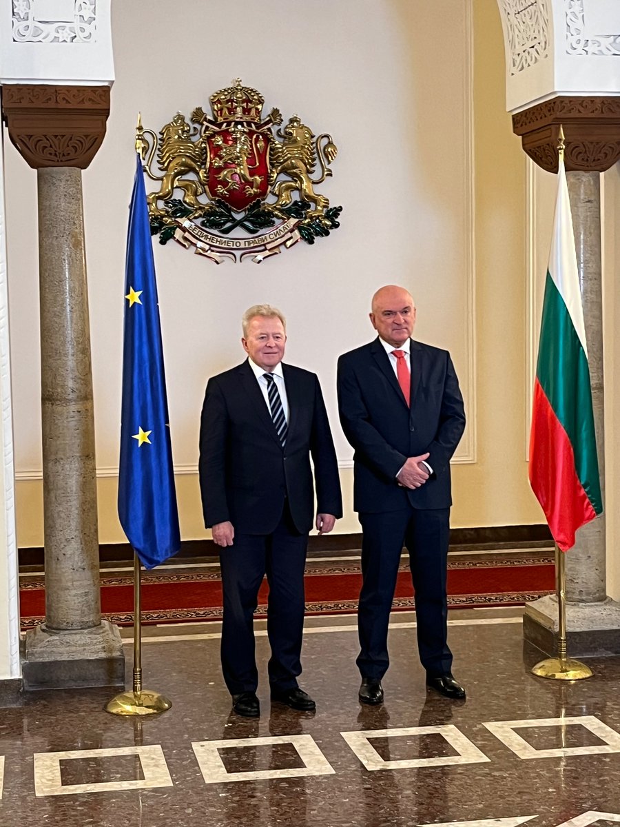 My thanks to Prime Minister Glavchev for this morning’s meeting.

Rural areas provide homes to 13% of 🇧🇬 Bulgaria’s population and support over 130,000 farms - ensuring their continued viability &amp; vitality is our shared priority.