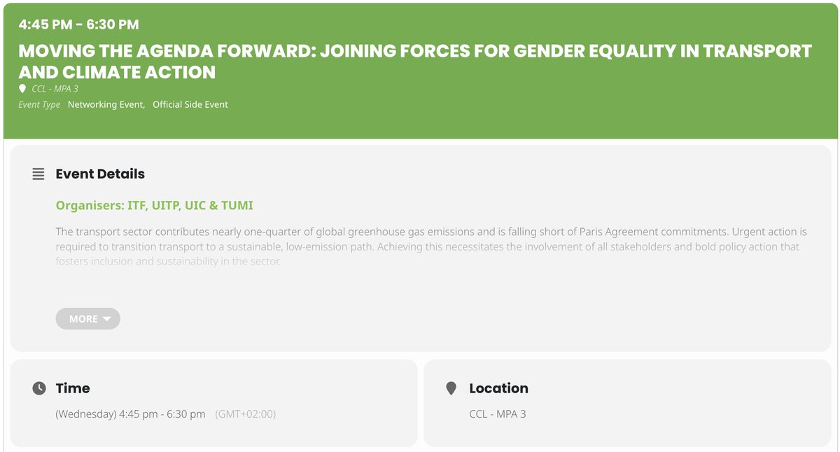 I am so excited to share that I will be speaking at the @ITF_Forum this week. A huge thank you @ITF_Forum @TUMInitiative @WomenMobilize for inviting me. I'm excited to share a stage with phenomenal women and men in transport that I have admired and respected for years.