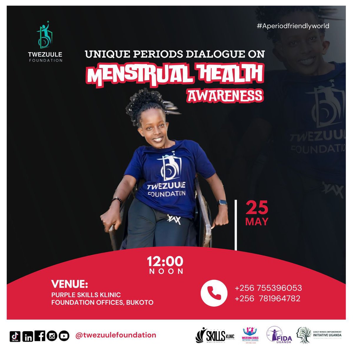 'Menstrual health is a critical issue for girls with disabilities, who often face unique challenges in managing their periods. Ensuring they have access to the necessary products, facilities, and education is essential for their dignity, health, and full participation in