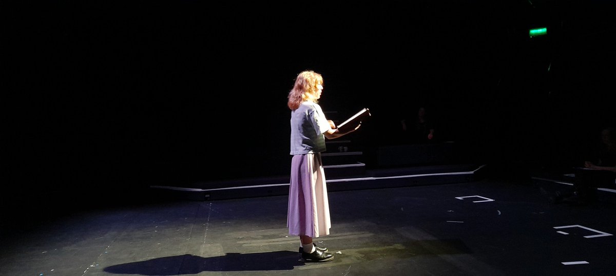 We were filming some promo for our Pauline Boty film last evening at The Cockpit theatre, where the actress Hannah Moorish read the words of the films writer, Vinny Rawding, live on stage. A very powerful thing to see. #boty2024