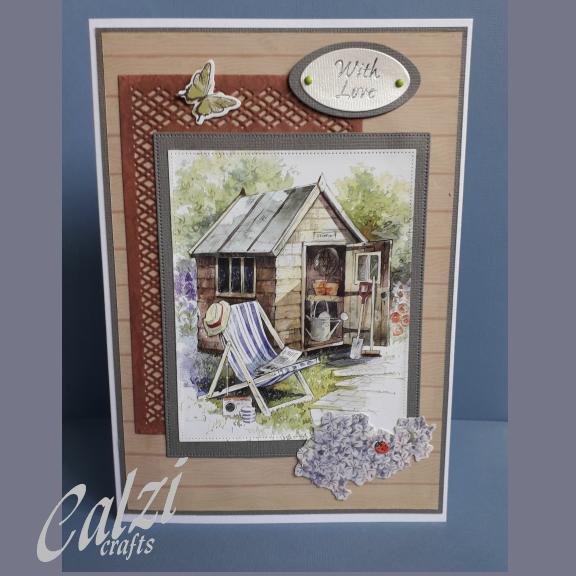 Garden Shed & Deckchair Father's Day Card - Folksy folksy.com/items/8344007-… #newonfolksy