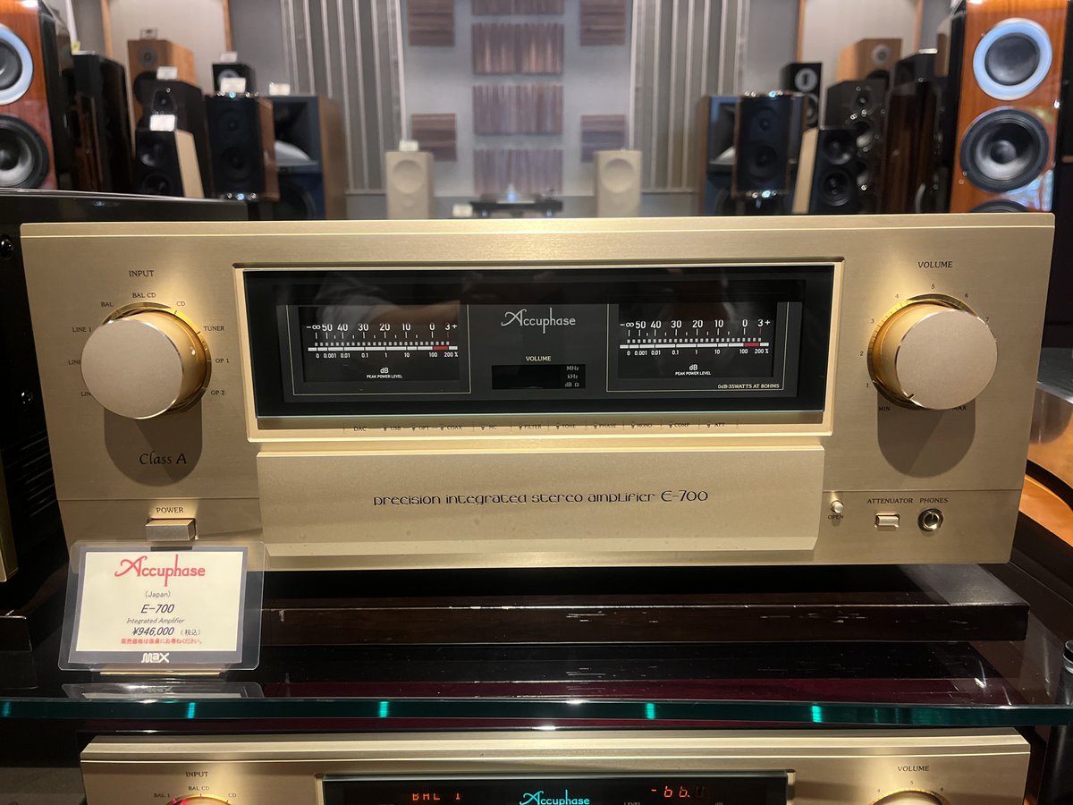 maxaudio_tw's tweet photo. 【福岡店】
現在Accuphase/E-5000、E-700をお借りしております!
5/26までご試聴可能です!
常駐のE-800も御座いますので是非聞き比べにご来店くださいませ!
#Accuphase #E5000 #E700 #プリメイン
#MAXAUDIO https://t.co/SffnUdWgBI