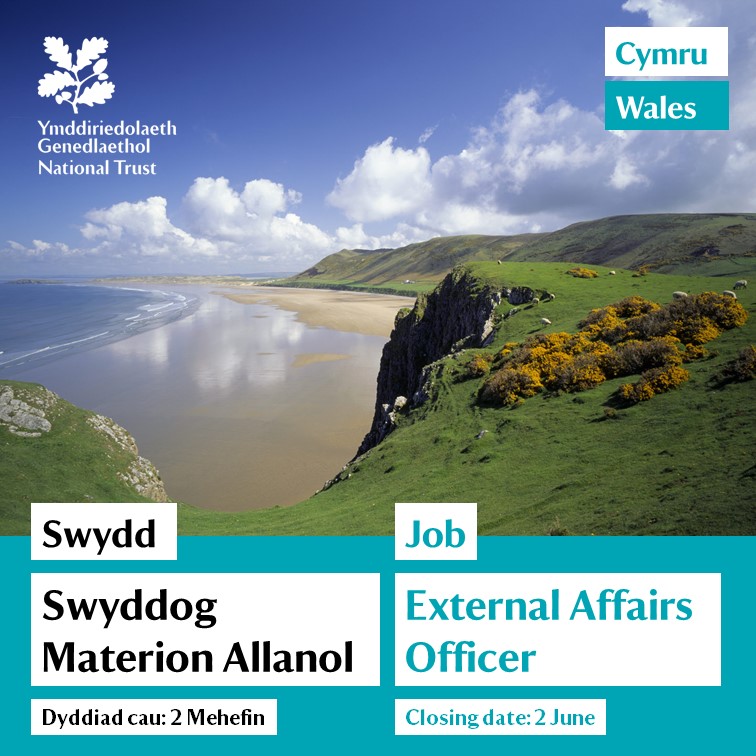 We are seeking an External Affairs Officer!

You’ll support the External Affairs team and colleagues across Wales to build strong relationships, and support our policy and advocacy work. 

Apply here: bit.ly/3QRvjgB