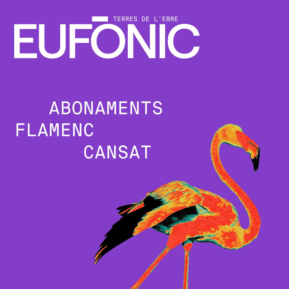 🦩 El flamenc cansat ja fa camí cap a #Eufònic2024! Segona tanda d'abonaments a preu reduït per als dies centrals del festival a #Amposta: divendres 12 i dissabte 13 de JULIOL! A la venda fins al 10/6 o fins a esgotar existències. No us adormiu! 🎟️eufonic.net/tickets/