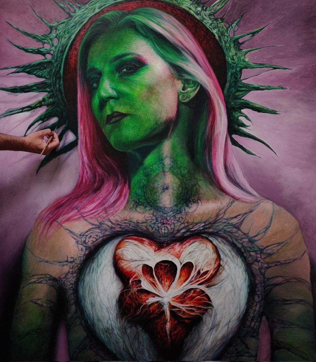 eugenvarzic's tweet photo. "Mother America"
150x140 cm
oil on canvas
For the Ma de/solo exhibition @muzejigradakarlovca
October 2024 curated by
@ivykoerbler @Porec_Istria
#art #artist #artwork #arte #brushwork #conteporaryfigurativeart #contemporarypainting #painter #painting #beautifulbizarremagazine https://t.co/LwVSeIQipZ