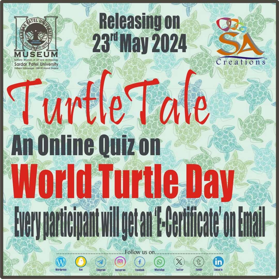 #TurtleTale #OnlineQuiz #WorldTurtleDay #ReleasingOn23May2024 #SPUmuseum #OnlineActivities #CommemorativeSeries