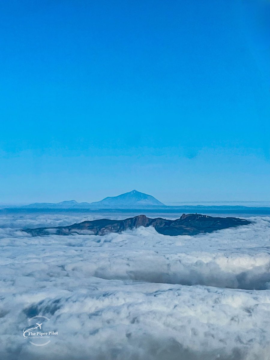 Gran Canaria & Tenerife  ☁️ #grancanaria #tenerife #avgeek #sky #teide #roquenublo