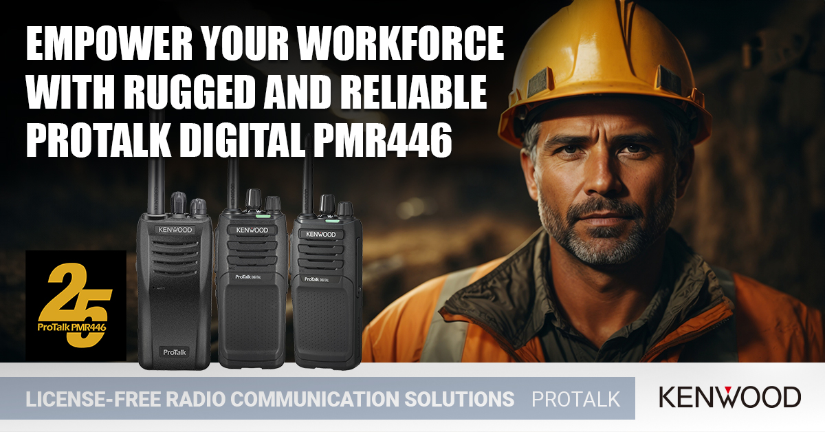 Kenwood_Comms's tweet photo. Empower your #ConstructionSite team with instant, cost-effective, #ProTalk #LicenseFree digital #PMR446 voice communication. Rugged, reliable with 32-digital and 16-analogue channels for congestion-free reception, they ready to be put to work for you. More https://t.co/jJqIQTcLna https://t.co/lCFV0XhMbz