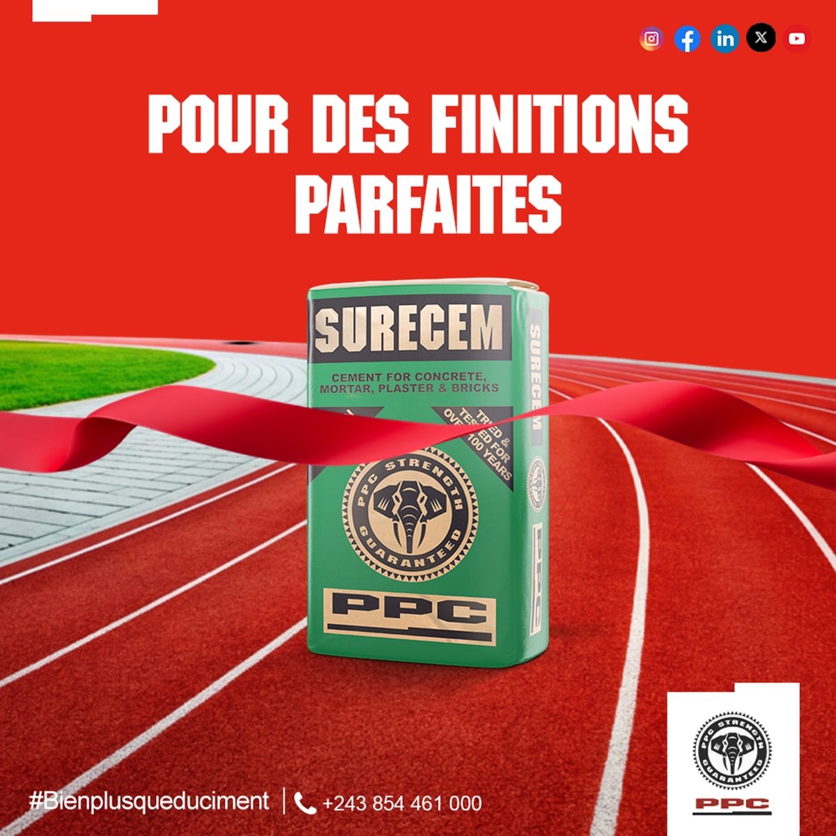 PpcProduits's tweet photo. Meilleure qualité et meilleure résolution qui font la force de vos travaux de finition.
Bien plus que du ciment.
#Surecem #finition #ppcrdc #BienPlusQueDuCiment https://t.co/vTt6zOe7rP