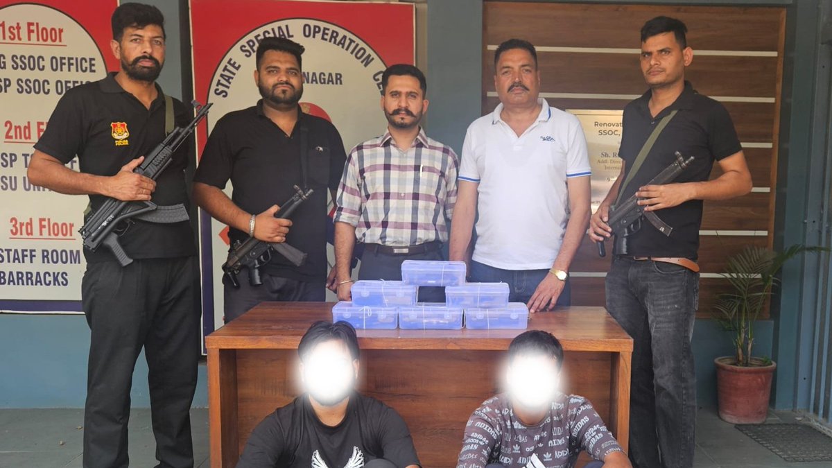 Acting swiftly on secret information, State Special Operation cell (#SSOC) team laid down trap near Bus-stand, Rajpura and successfully apprehended two accused involved in interstate arms and ammunition smuggling. 06 pistols alongwith 04 live rounds have been recovered from