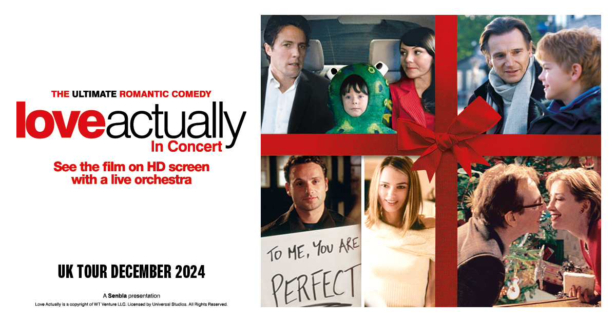 🆕 One of the most quotable and adored Christmas films ever comes to @yorkbarbican with a full orchestra playing the score live-to-film! 🎟️ Tickets for #LoveActually in Concert will be available from 10AM Friday 24 May. yorkbarbican.co.uk/whats-on/love-… #York #YorkBarbican @thisisyo1