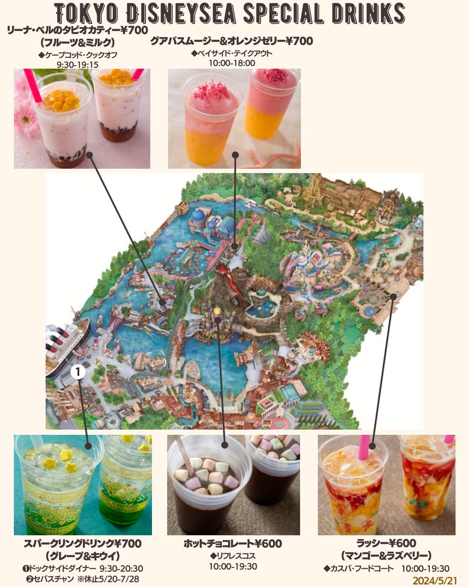 ディズニーバケーションパッケージ(バケパ)の特典⦅フリードリンク券 ディズニーバケーションパッケージ(バケパ)の特典⦅フリードリンク券