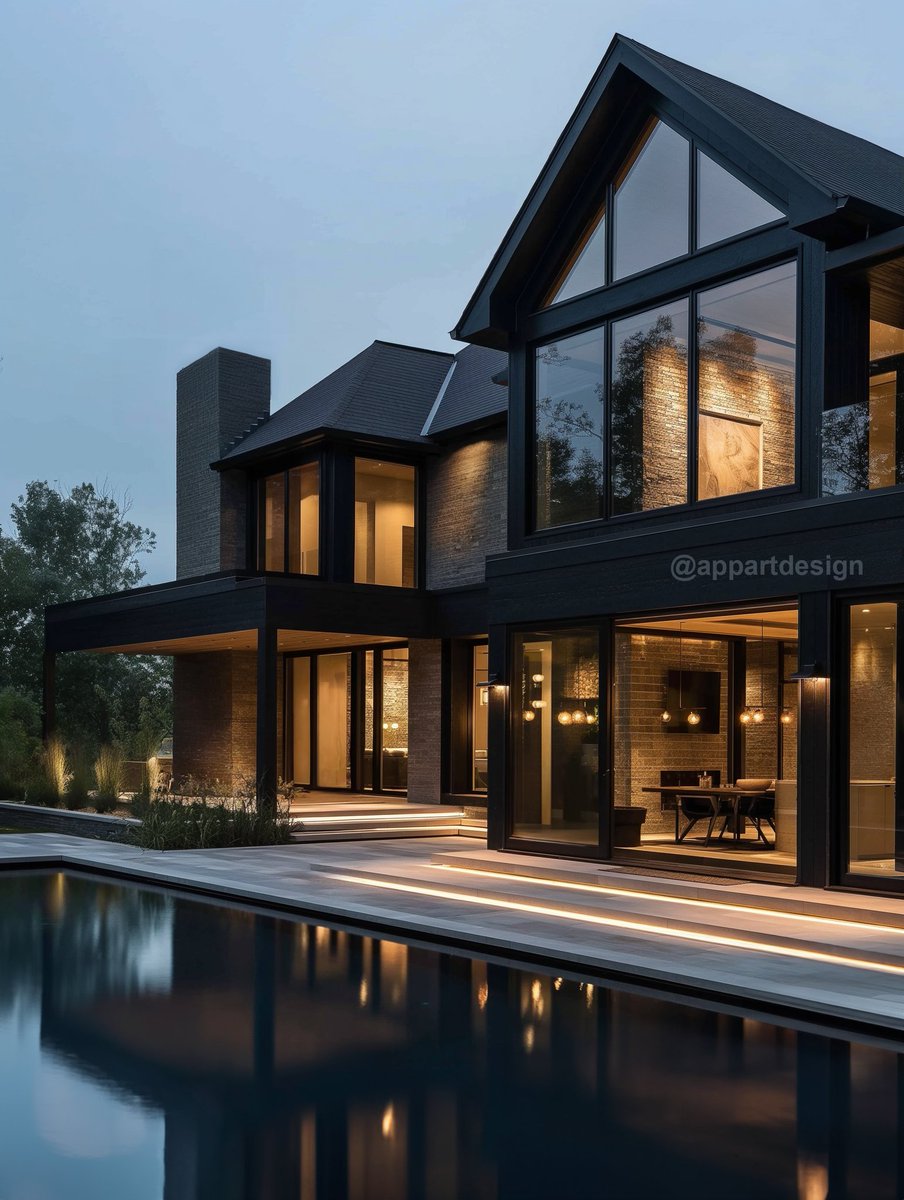 Black design home