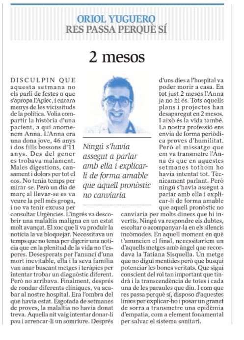 Quan no tenim més de 2 mesos. Res passa perquè si. segre.com/ca/opinio/col-…