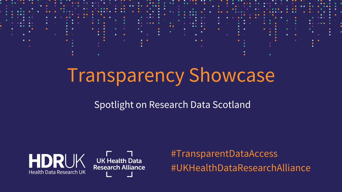 📣 @RDS_Scotland are one of 19 funded orgs supported to adopt the #UKHealthDataResearchAlliance Transparency Standards. Through the funding, they've created 3 new animations for researchers and members of the public. More info ⬇️ hubs.li/Q02xMc1W0 #TransparentDataAccess