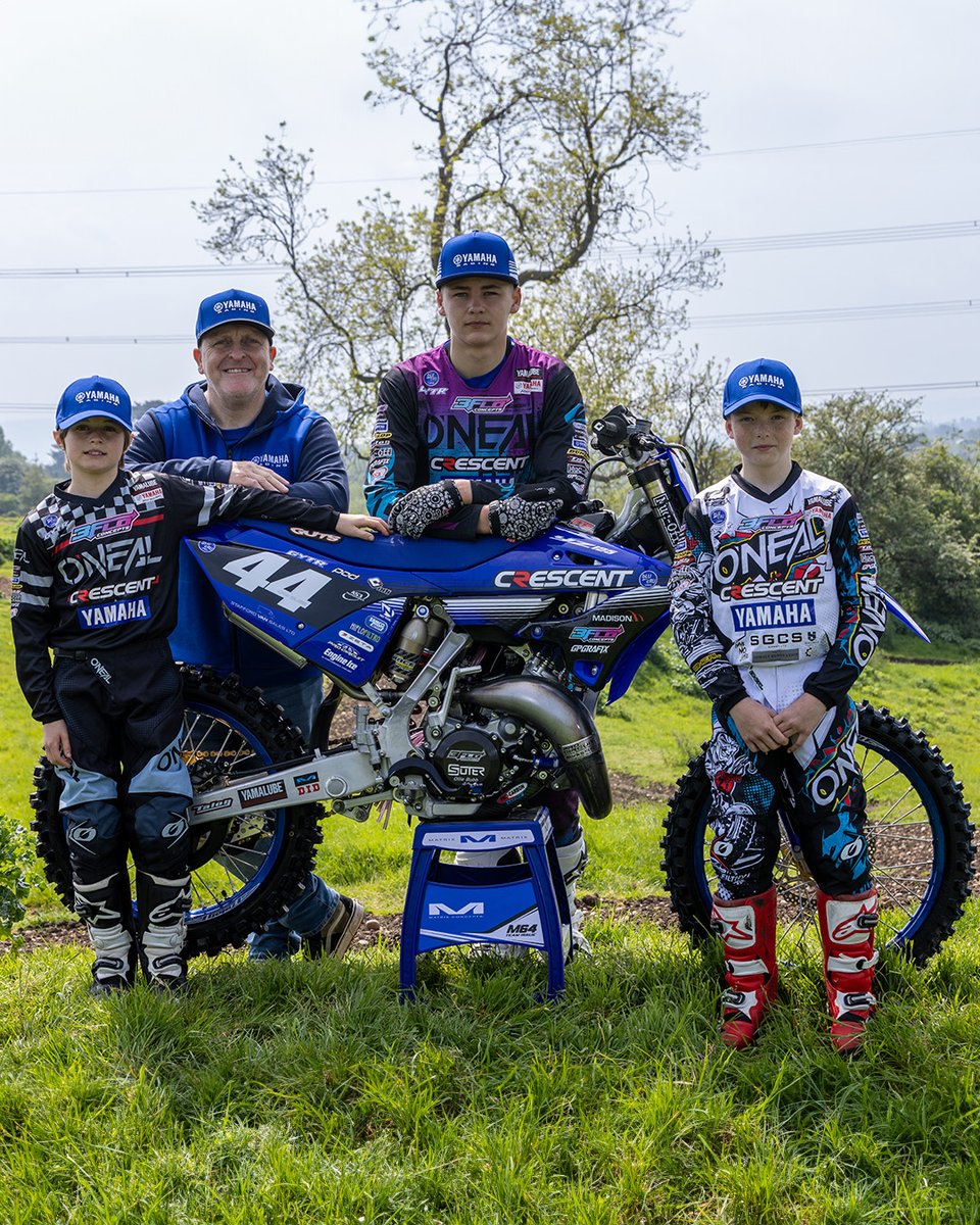 Looking good, lads! 💙 Meet the young faces behind our officially supported Youth MX team! 👀🔥 #YamahaRacing #RevsYourHeart