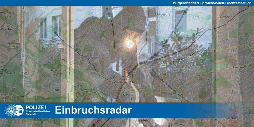 Die Bielefelder Bürgerinnen und Bürger können sich mit dem #Einbruchsradar ein eigenes Bild über Einbrüche in ihrem Viertel machen. Hier die Übersicht für die 20. Kalenderwoche: bielefeld.polizei.nrw/artikel/einbru… #bielefeld #polizei