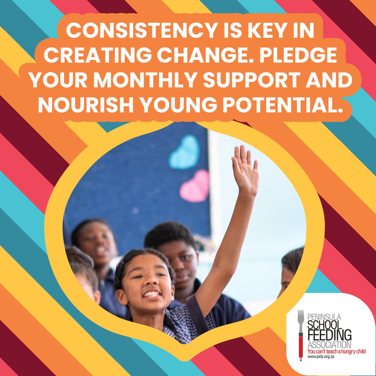 SchoolFeeding's tweet photo. Empower change with your monthly contribution to PSFA!
Set up your monthly giving here: https://t.co/3CtGyO6Rk4
#MonthlyCommitment #GrowHope https://t.co/UhkuPlA57o