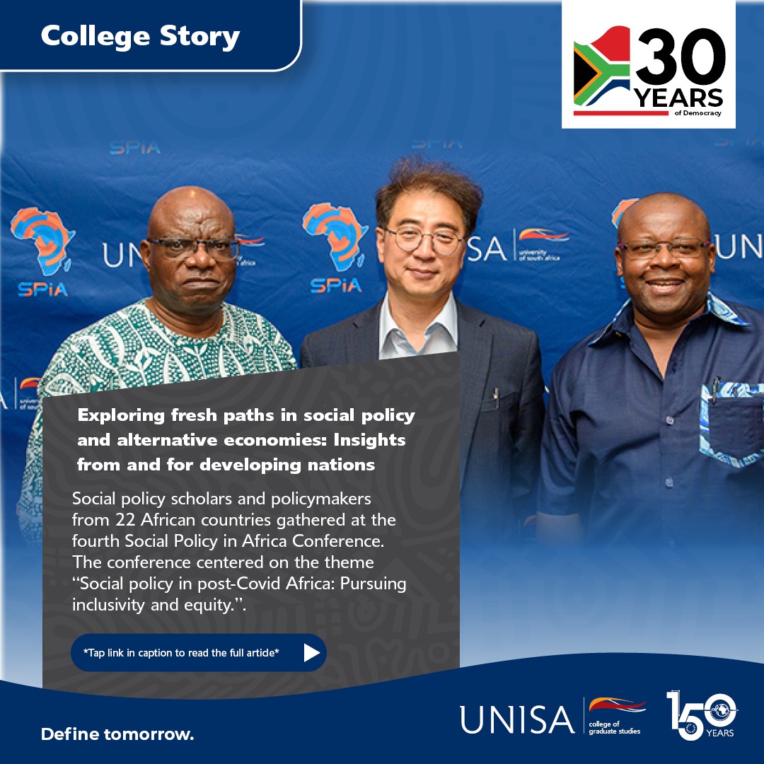 Delving into the future: Dr. Ilcheong Yi's insights on social policy and alternative economies pave the way for transformative change and sustainable development unisa.ac.za/sites/corporat…