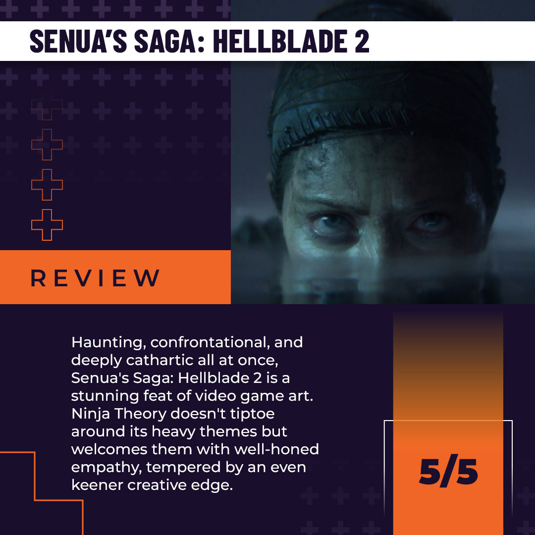 Hellblade 2 is an unforgettable narrative adventure experience that's hard to watch, yet harder to turn away from. Our full review: trib.al/drA61PK