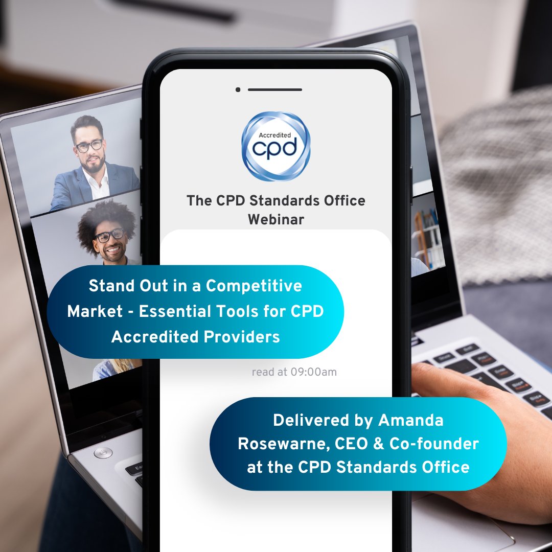 Join our exclusive webinar with Amanda Rosewarne, CEO of The CPD Standards Office later this month. Learn to enhance your course promotions and maximise your training impact. 📈Proven marketing techniques 🛠️Exclusive toolkit Register now👉 ow.ly/aeIO50RNm3M #CPD