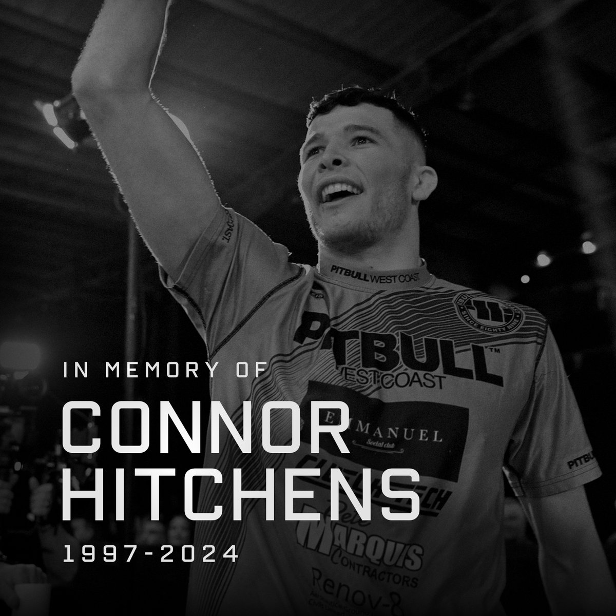 We are saddened to learn of the passing of Cage Warriors featherweight Connor Hitchens. The entire CW family extends heartfelt condolences to his family and friends during this difficult time. RIP 🙏