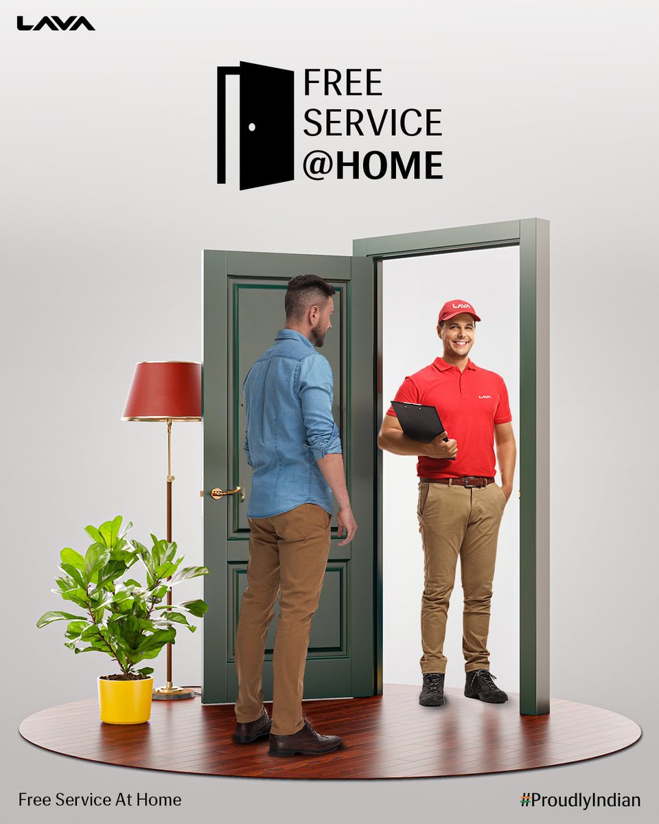 Knock, knock! Your Lava Service might just be waiting outside, ready to make your phone as good as new.🚪

Experience the ease of free doorstep service with Lava Mobiles!

T&C Apply

#LavaFreeServiceAtHome #LavaMobiles #ProudlyIndian