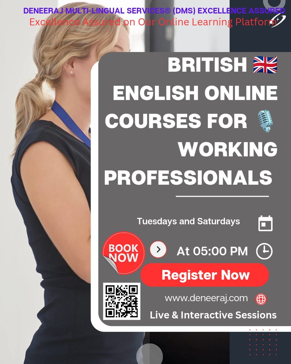 DEneeraj Multi-lingual services® (DMS), where excellence in British English accent training is assured.  with our specialized program focusing on the T sound. 

 #BritishEnglish #AccentTraining #DEneerajDMS #LanguageSkills #CommunicationSkills #BritishAccent #LanguageTutoring