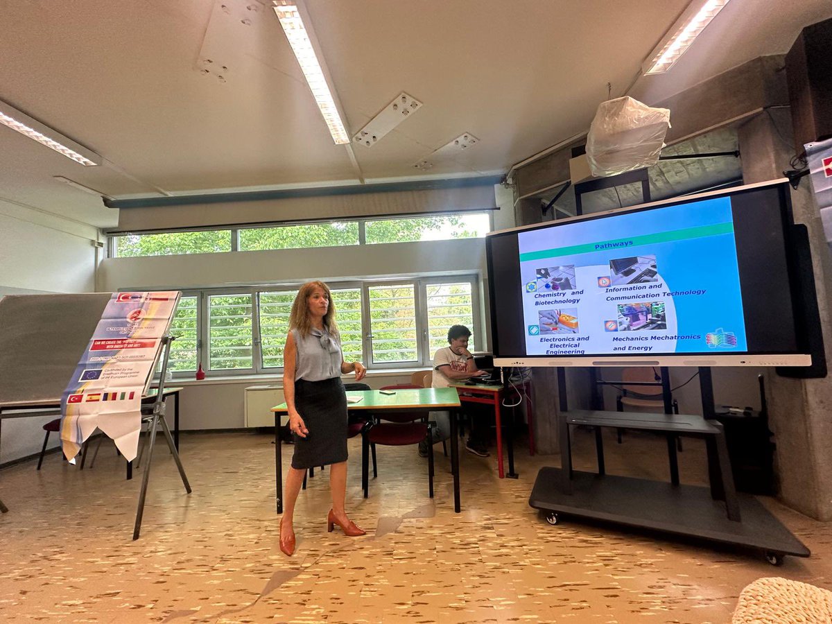 can_us_erasmus's tweet photo. 1st day of Italy LTT,

Within the scope of the EU Project named Erasmus+ 2022-1-TR01-KA210-00008397; 
*Alternative solutions to global environmental problems evaluated internationally.
*Group Discussions held on combating climate change. https://t.co/L65rZcGdsd