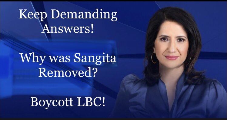 Good morning Tweeps #FriendsOfSangita Keep asking the questions! #BoycottLBC
