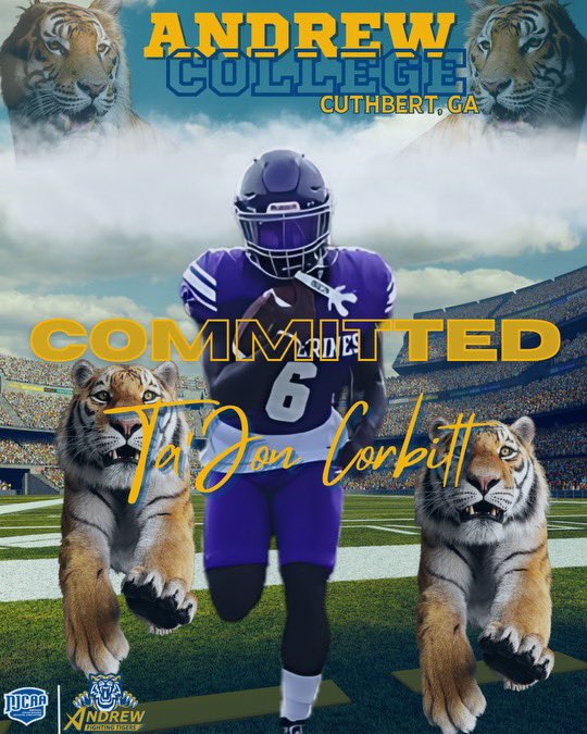 Next chapter,  New beginnings 🙌🏾… <a href="/TigersAndrew/">Andrew College Fighting Tigers Football</a>