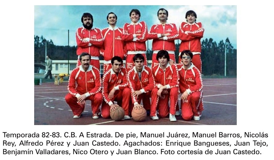 Buenos días, sigamos recordando la historia del baloncesto estradense. El histórico #AlfredoPérez fue uno de los culpables del nacimiento del CB A Estrada en 1982, localidad donde se trasladara por motivos laborales. Allí tb estaba Quique Bangueses, histórico del basket vigués.