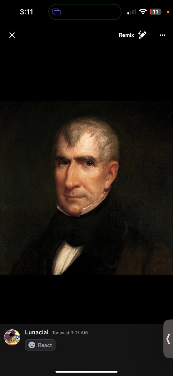 discord started fucking up and it would not let me click off this picture of william henry harrison