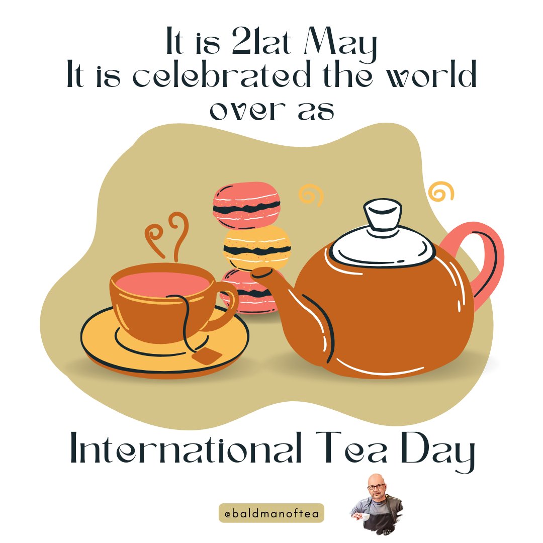 (1/10) Today is International Tea Day. As the world celebrates is most magical of beverages, here are some fun facts about International Tea Day (and other such 'tea days')...
#internationalteaday #tea #chai #tealover #teatime #teaday #chailover #chailovers #teaaddict
