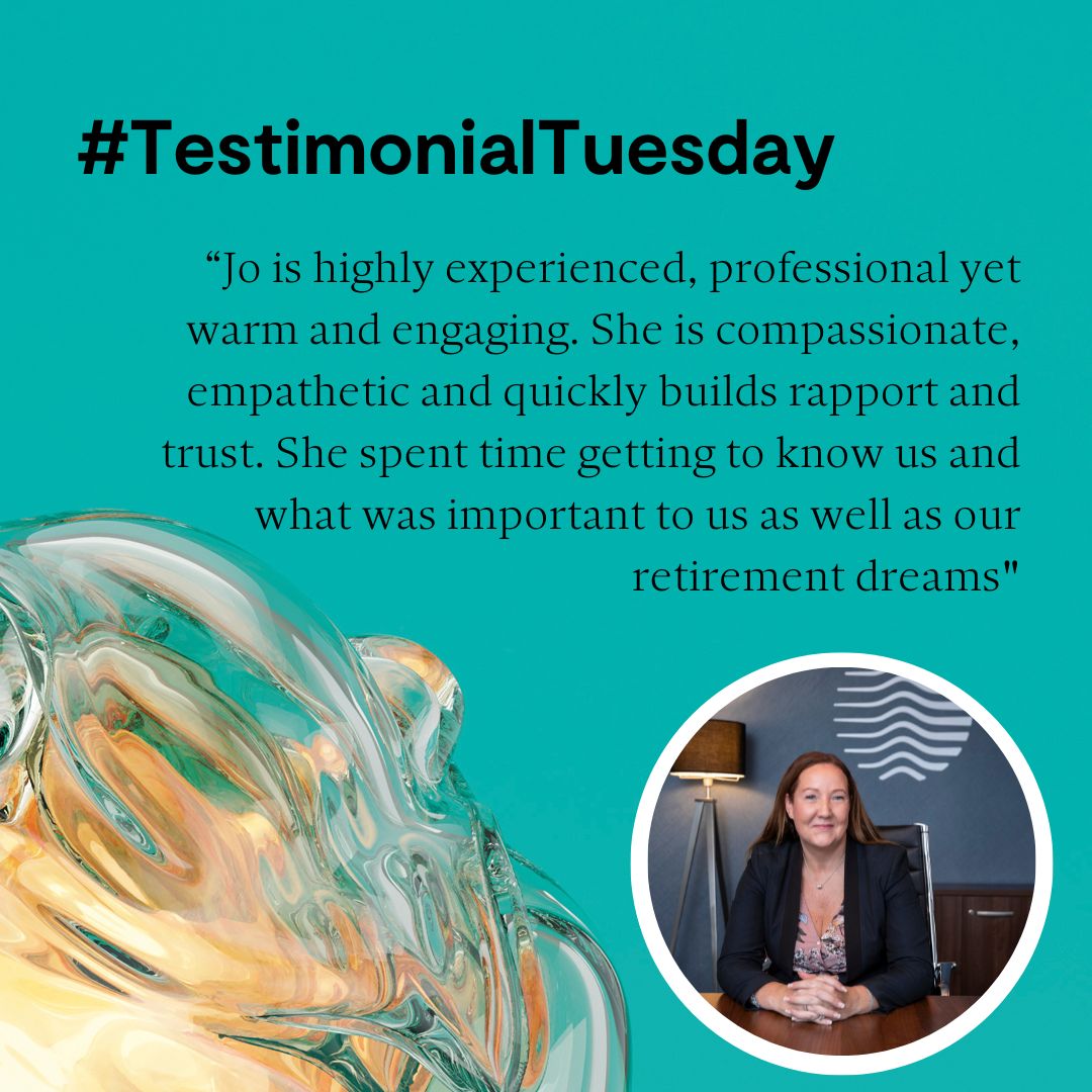 💥It's #TestimonialTuesday and here's what clients Mike and Susan said about our @JoanneFActive 👇👇

What would you say about your #FinancialPlanner?

#TheClearAdvantage #FinancialPlanning